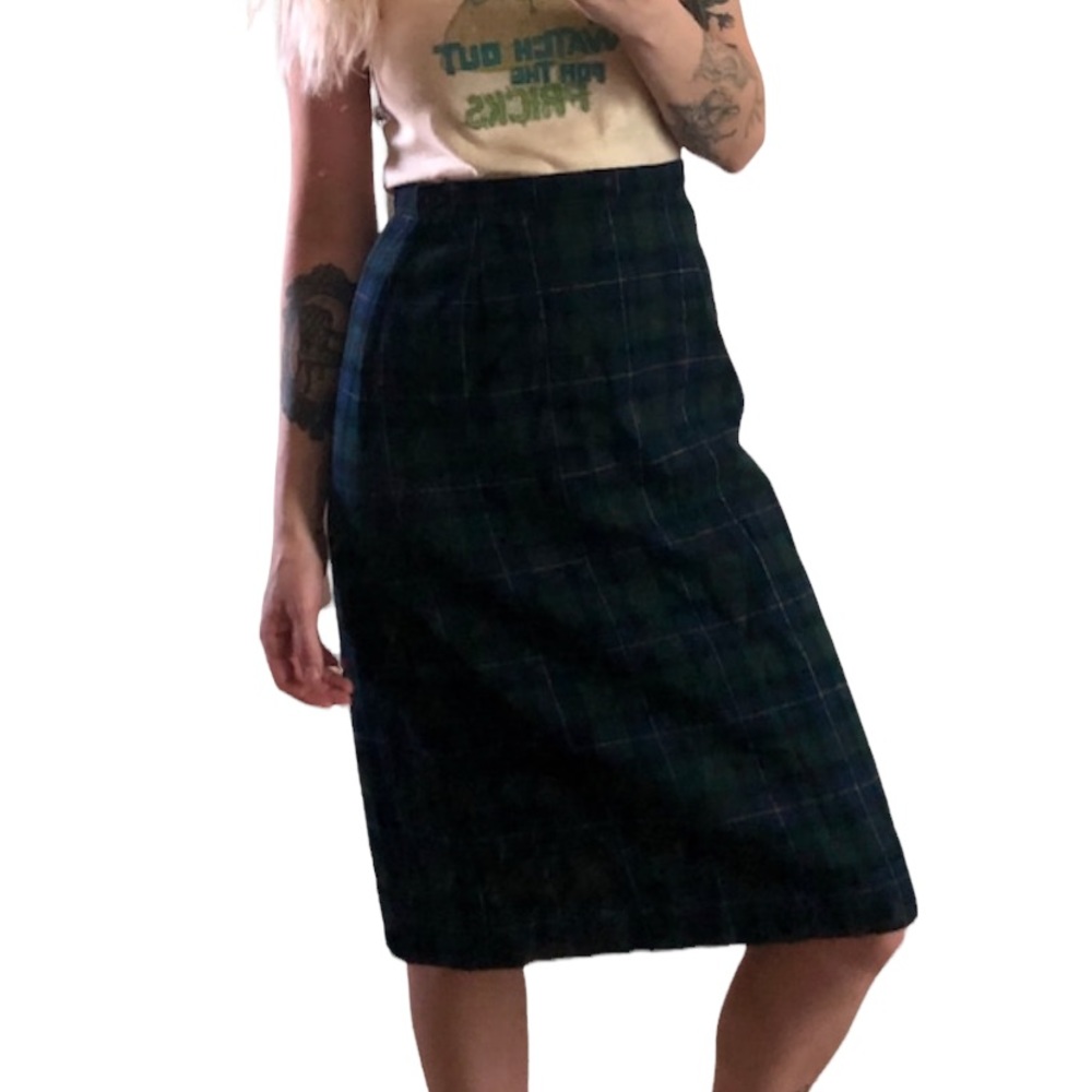 Vintage plaid Pendleton Skirt